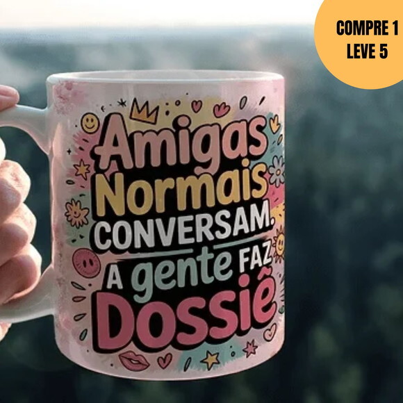 Arquivo Digital Amizade Verdadeira Arte para Canecas -6009