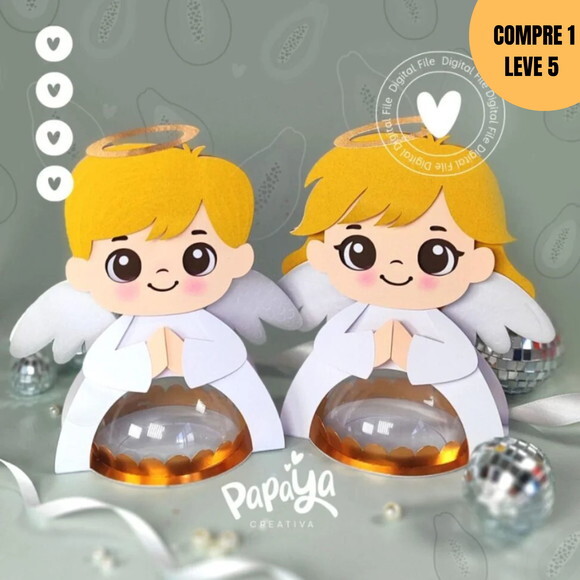 Arquivo Digital Angels Candy Porta Bombom -3479