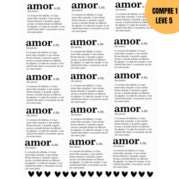 Arquivo Digital Arte Amor Dicionário -3505