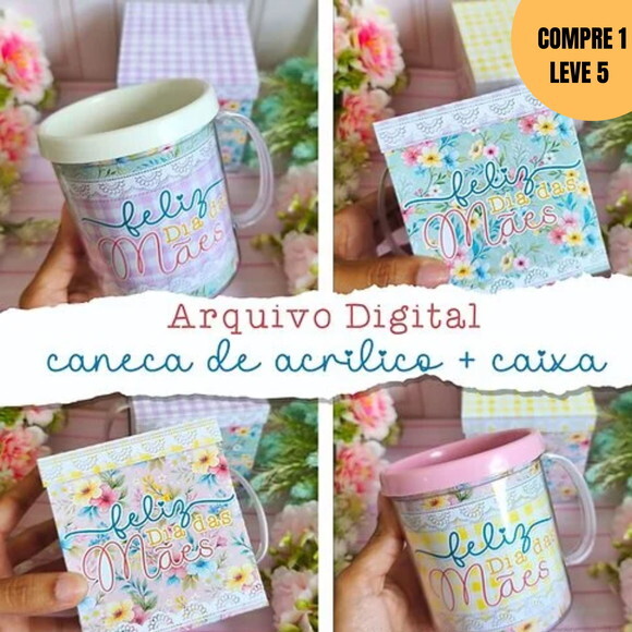 Arquivo Digital Arte Caneca + Caixa Dia das Mães -3051