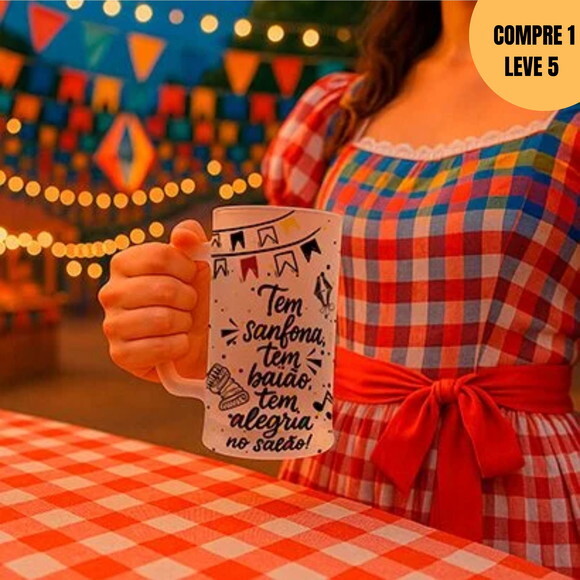 Arquivo Digital Arte Caneca Chopp Festa Junina -3463