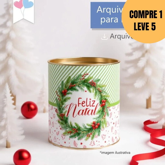 Arquivo Digital Arte para Tubolata Natal -5518