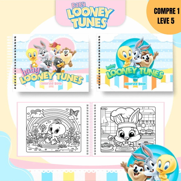 Arquivo Digital Baby Looney Tunes Livros de Colorir -3275