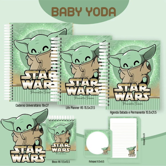 Arquivo Digital Baby Yoda Capas e Miolos 2025- 133