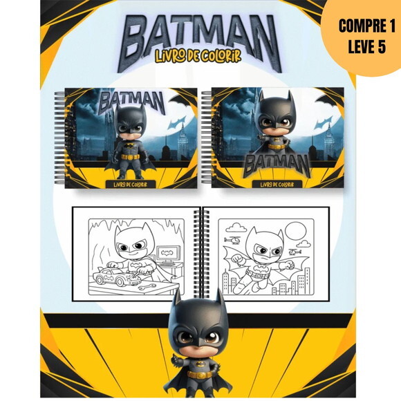 Arquivo Digital Batman Livros de Colorir -4171