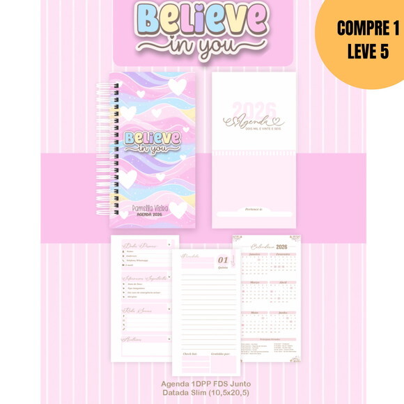 Arquivo Digital Believe In You Agendas e Planners 2026 -5128