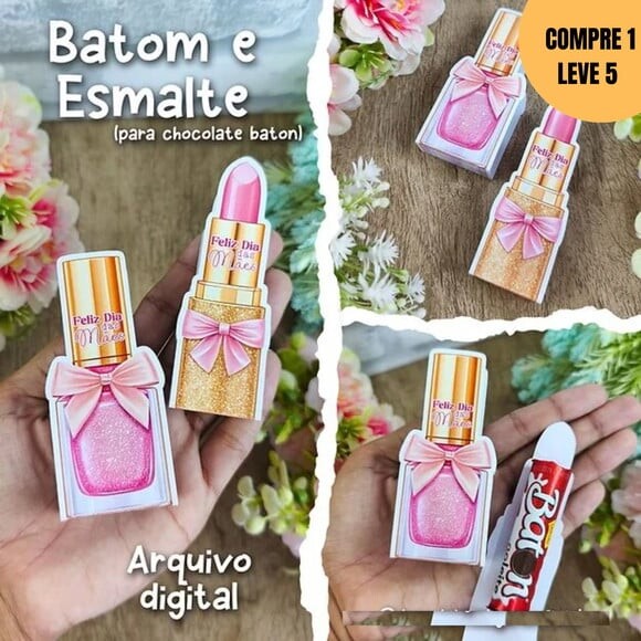 Arquivo Digital Batom e Esmalte para Baton -3176