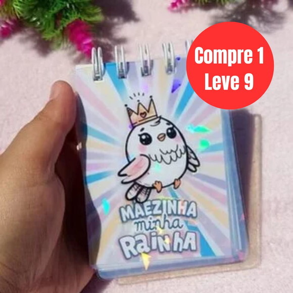 Arquivo Digital Bloquinho Capa Polaseal Dia das Mães -6807