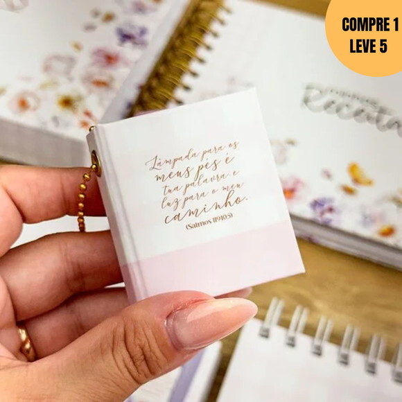 Arquivo Digital Bloquinhos A6 Post It Floral -3038