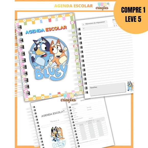 Arquivo Digital Bluey Menina Volta às Aulas 2026 -6205
