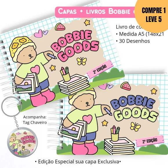 Arquivo Digital Bobbie Goods Livro de Colorir -4490