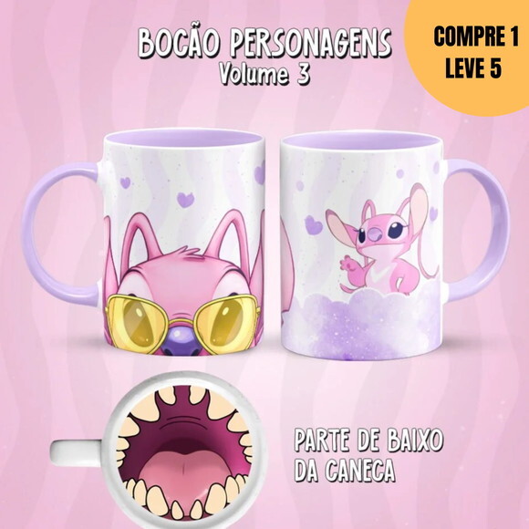 Arquivo Digital Bocão Personagens Arte para Canecas -2427