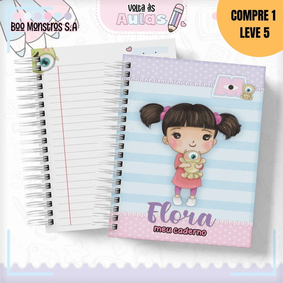 Arquivo Digital Boo Monstros S.a Kit Escolar 2025 -1631