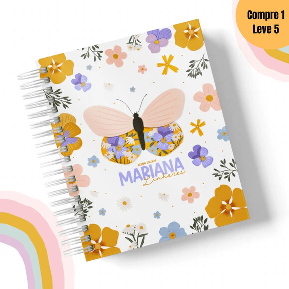 Arquivo Digital Borboleta Kit Escolar 2025 -775