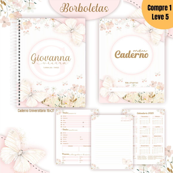 Arquivo Digital Borboletas Kit Escolar 2025 -1062