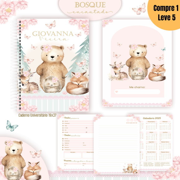 Arquivo Digital Bosque Encantado Kit Escolar 2025 -1089