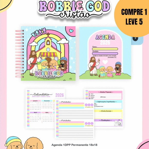 Arquivo Digital Box Bobbie God Cristão Escolar 2026 -4907