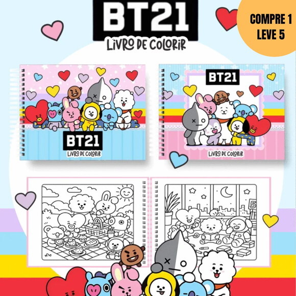 Arquivo Digital Bt 21 Livros de Colorir -4153