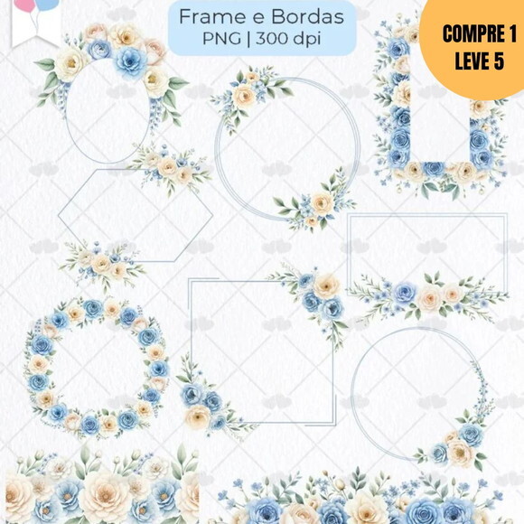 Arquivo Digital Brisa Floral Kit Digital -4177