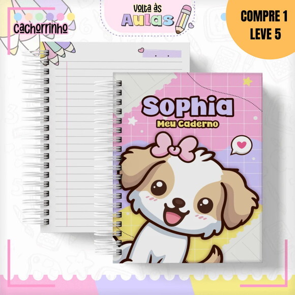 Arquivo Digital Cachorrinha Kit Escolar 2025 -1628