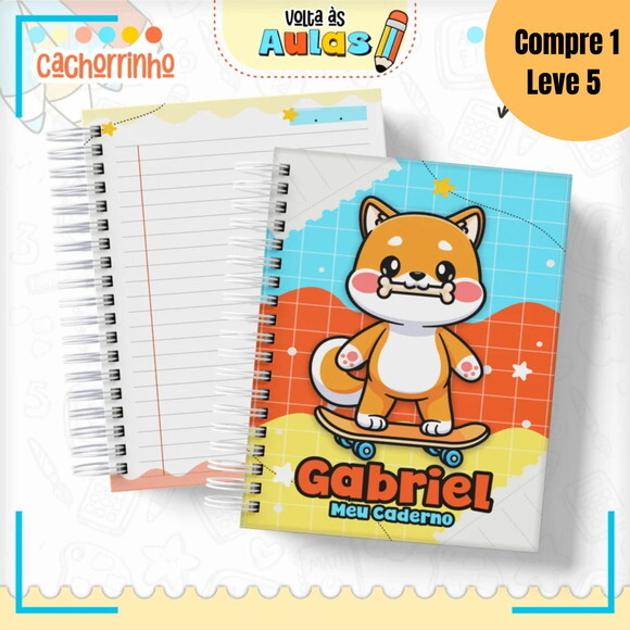 Arquivo Digital Cachorrinho Kit Escolar 2025 -1669