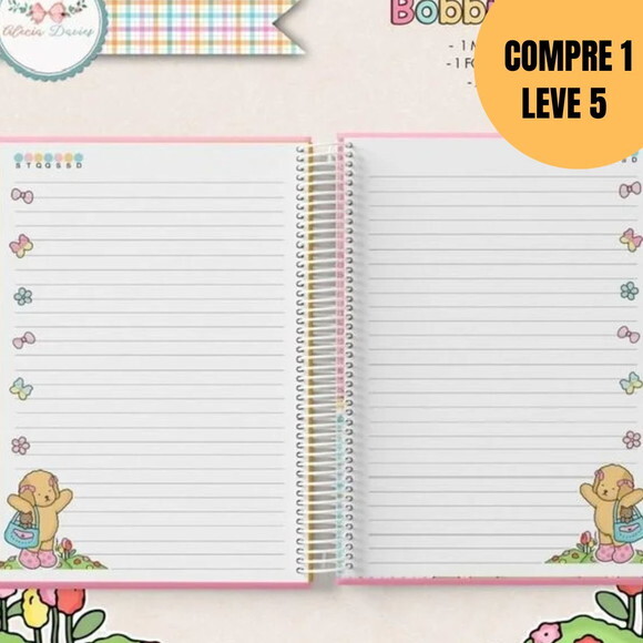Arquivo Digital Caderno A5 Bobbie Goods -5345