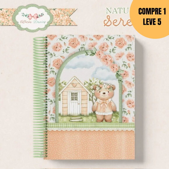 Arquivo Digital Caderno A5 Natureza Serena -6309