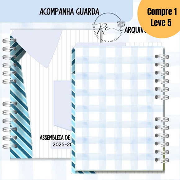 Arquivo Digital Caderno Assembeia Gravata Azul -5181
