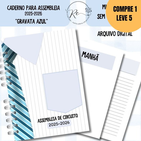 Arquivo Digital Caderno Assembleia Gravata Azul 2026 -5293