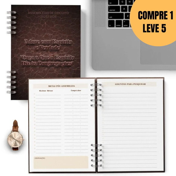 Arquivo Digital Caderno Assembleias 2025 e 2026 com Tema