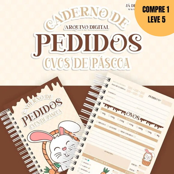 Arquivo Digital Caderno de Pedidos Ovos de Páscoa -2358