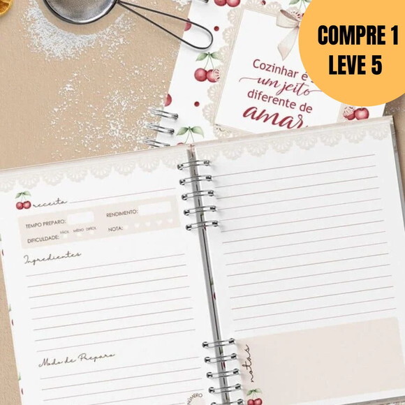 Arquivo Digital Caderno de Receitas Doce Amor -5338