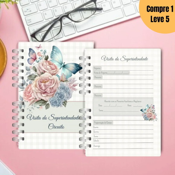 Arquivo Digital Caderno de Reuniões Feminino -1380