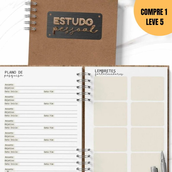 Arquivo Digital Caderno Estudo Pessoal Jw Masculino -2184