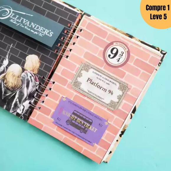 Arquivo Digital Caderno Interativo Harry Potter -1320