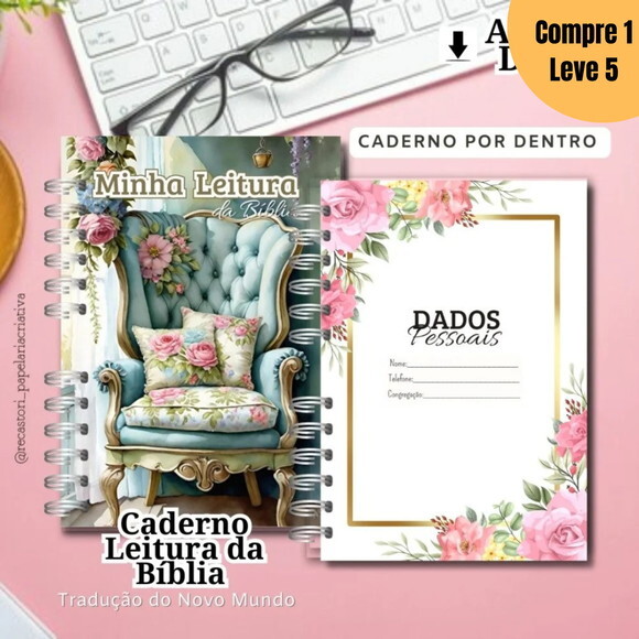 Arquivo Digital Caderno para Leitura da Bíblia -1375