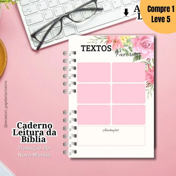 Arquivo Digital Caderno para Leitura da Bíblia -1375
