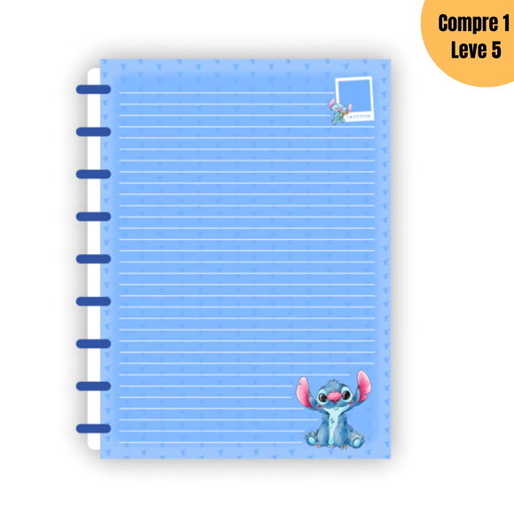 Arquivo Digital Caderno Stitch -1323