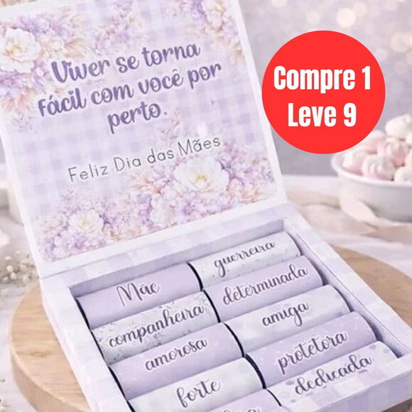 Arquivo Digital Caixa Bis com Foto Dia das Mães -6816