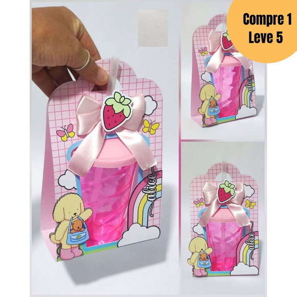 Arquivo Digital Caixa Copo Twister Menina 400ml -5121