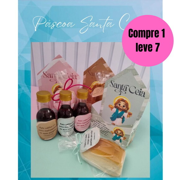 Arquivo Digital Caixa Envelope Santa Ceia Páscoa -6586