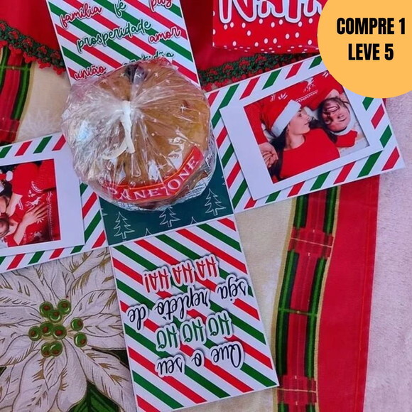 Arquivo Digital Caixa Explosão Vermelha Natal -5723