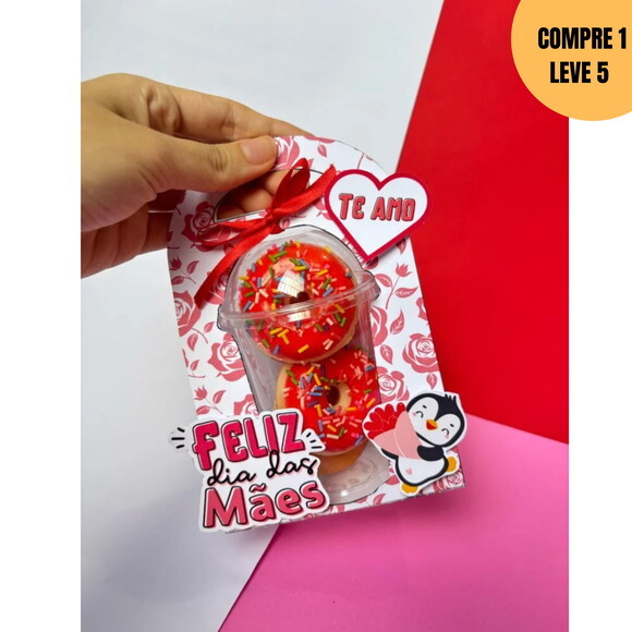 Arquivo Digital Caixas Copo Bolha 250ml Dia das Mães -3141