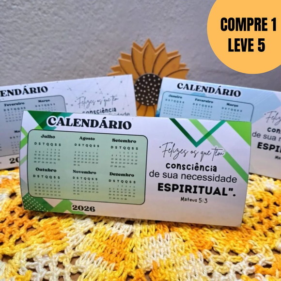 Arquivo Digital Calendário de Mesa 2026 -5501
