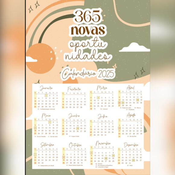 Arquivo Digital Calendários 2025 -666