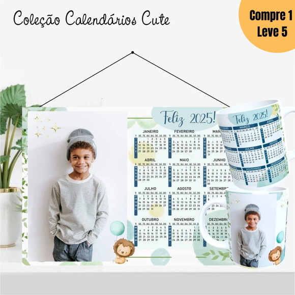 Arquivo Digital Calendários 2025 Coleção Cute 2025 -794