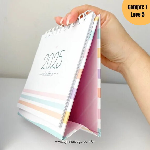 Arquivo Digital Calendários de Mesa 2025 Coleção Clean -658