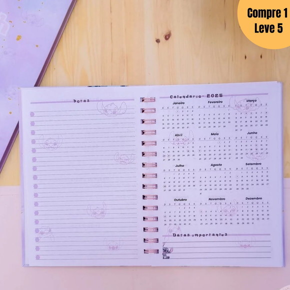 Arquivo Digital Candy Stitch Agenda Escolar 2025 -1268