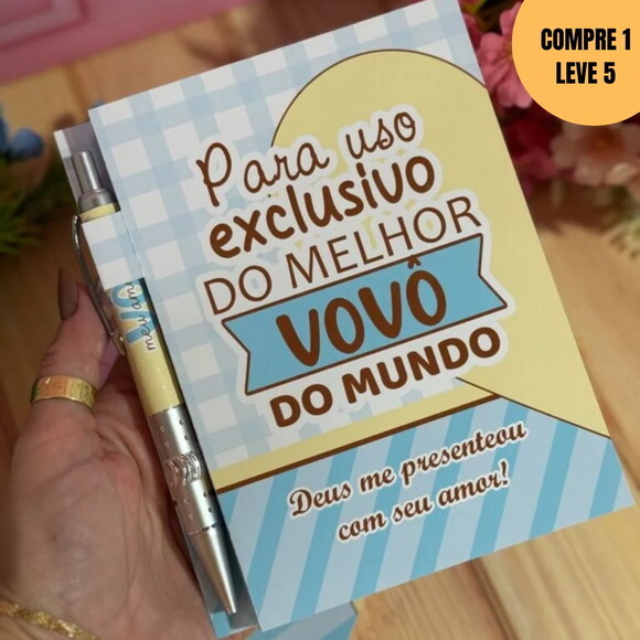 Arquivo Digital Capa Bloquinho A6 Dia dos Avós -4484
