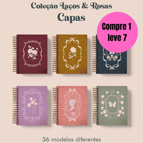 Arquivo Digital Capas Coleção Laços & Rosas -6550